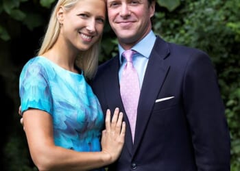 Thomas Kingston with his wife Lady Gabriella Windsor. The couple married in May 2019