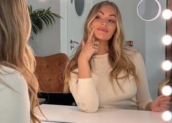 Laura Woods has called out Alan Pardew over his criticism of Arsenal's 'asterisk' title charge