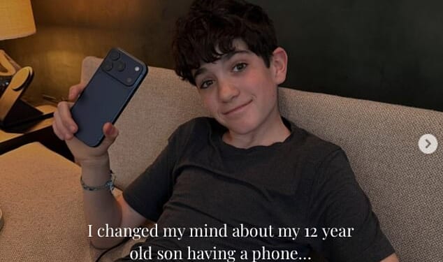 Lauren Silverman has revealed why she backtracked on her strict phone rules with her son Eric, 12, as she confessed Simon Cowell hasn't owned a mobile for eight years