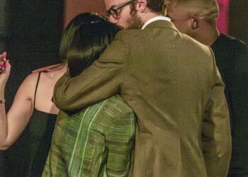 Lily Allen looked smitten with her new boyfriend Jonah Freud on Thursday as they headed out to celebrate the unveiling of her image at the National Portrait Gallery