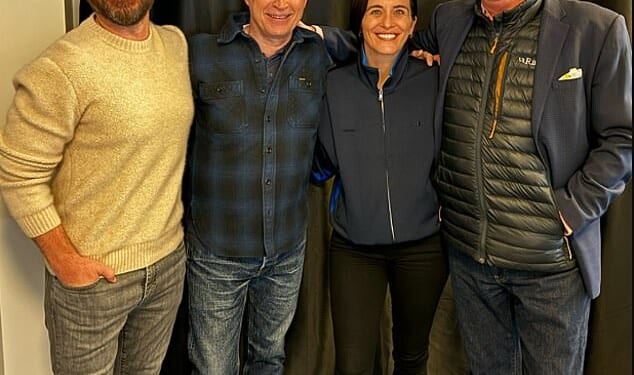 The cast of Line Of Duty gathered to do a first readthrough of series seven AC-12 trio Martin Compston, Vicky McClure and Adrian Dunbar posed for a photo with guest lead Robert Carlyle