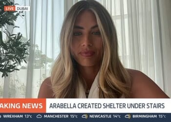 Love Island's Arabella Chi admitted that she's 'scared' and has made plans to 'hide her family in storage cupboard' amid Iranian missile strikes during her appearance on Monday's episode of Good Morning Britain