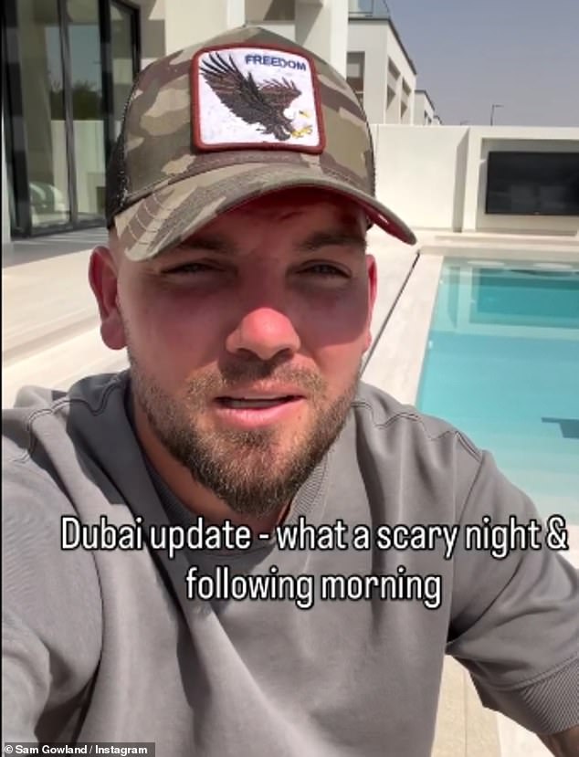Sam spoke out about his fears before revealing he had booked flights out of the country