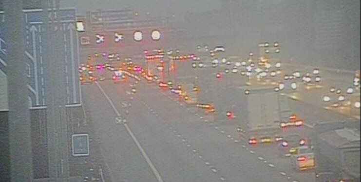 M1 closed after crash near major airport with drivers warned of travel delays for next 2 hours