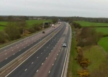 M6 to be closed 'for several hours' after vehicles crashes off the motorway