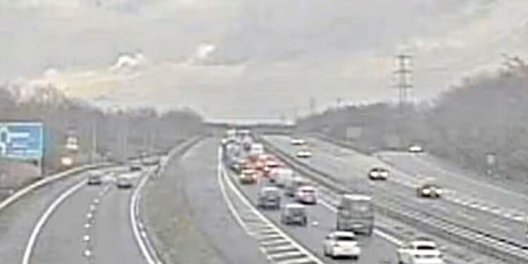 M65 traffic chaos as seven-vehicle crash sparks hour-long delays with drivers stuck in bumper-to-bumper queues