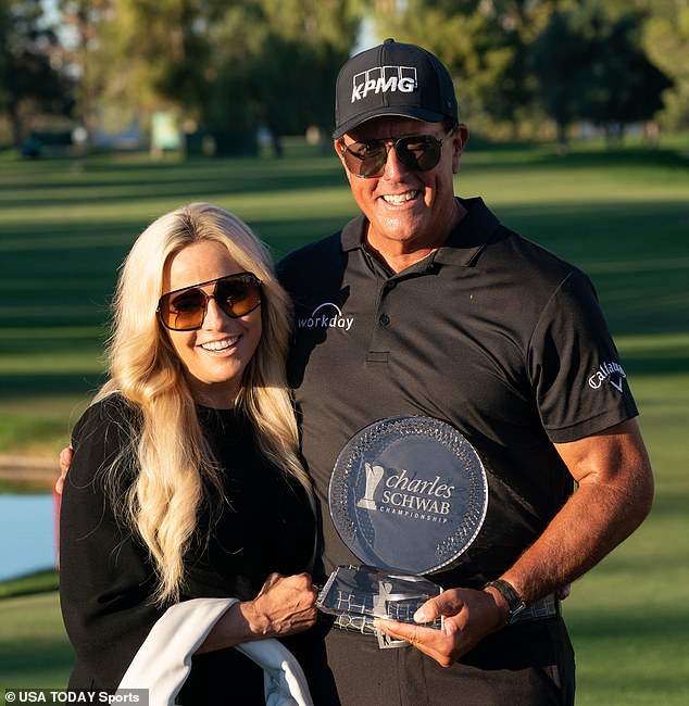 Mickelson missed four LIV events for a personal matter he had to attend to with his wife, Amy