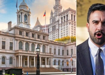 New York City Mayor Zohran Mamdani, right, expressed outrage that a New York City Council staffer who is in the country illegally has been ordered deported.
