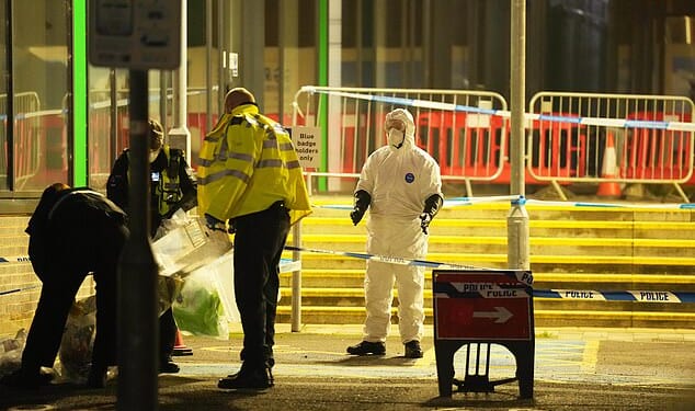 Emergency services were called to Crawley station just after 11.20pm last night amidst report a man in his 30s had been injured