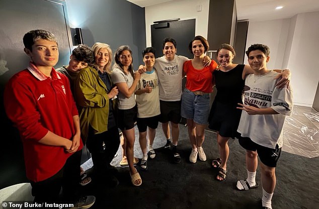 Pictured: Members of the Iranian women's team who accepted Australia's offer of asylum and were granted humanitarian visas