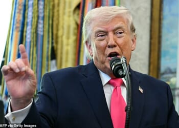 President Donald Trump admitted he did not know that his new DHS Secretary Markwayne Mullin is Native American. He added that had he known, 'I would have picked him faster'