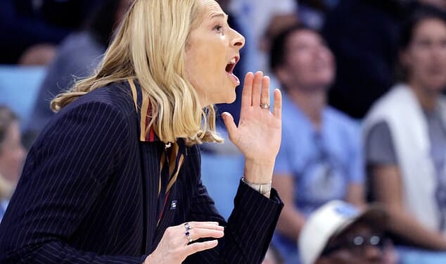 Maryland coach Brenda Frese was seen screaming in the face of one of her star players