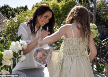 The 44-year-old posted a video on her Instagram which she captioned 'Mama's little helpers', to the delight of fans