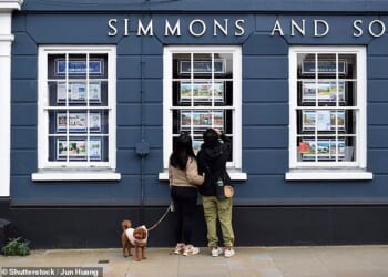 On the up: Mortgage rates are going up as lenders respond to war across the Middle East