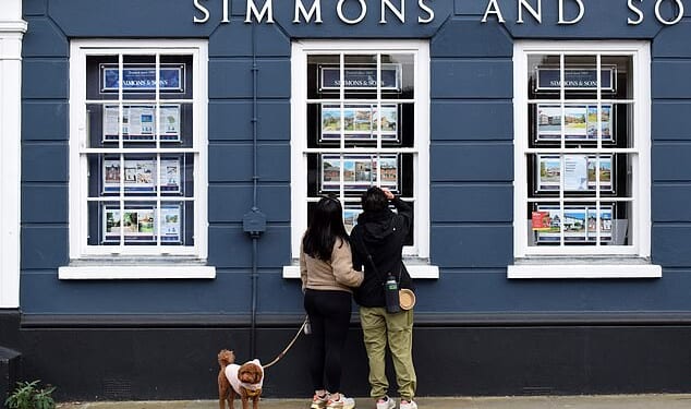 On the up: Mortgage rates are going up as lenders respond to war across the Middle East