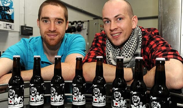Martin Dickie and James Watt (pictured) founded BrewDog in 2007. The firm has now been sold for a fraction of its market value, with hundreds of people out of work