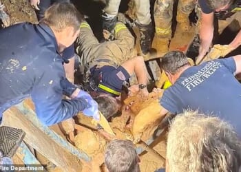 Andrew Giddens, 36, was discovered by the Palatka Fire Department after he was last heard from on Valentine's Day earlier this month