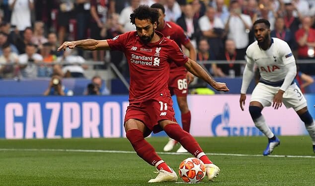 One year on from seeing his Champions League dream cruelly crushed by Sergio Ramos, it was redemption for Salah in Madrid as he scored a penalty against Tottenham
