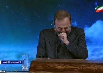 An Iranian news anchor broke down in tears as he announced the official passing of Iran's Supreme Leader Ayatollah Ali Khamenei