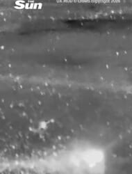 Moment RAF F-35 jet shoots down Iranian drone as Brit pilots obliterate craft with direct hit