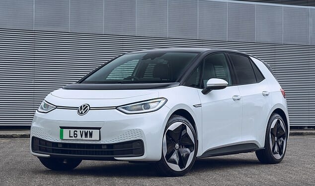 VW UK said the recall impacts 2,261 EVs in Britain. All are the Volkswagen ID.3 Pro S models produced between February 2022 and August 2024