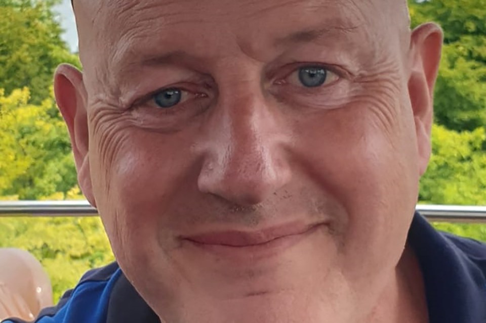 Close-up of court bailiff Jeff Blair.