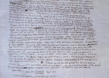 A private forensic team has claimed that the final lines of the note, where Cobain appears to bid farewell to his wife and daughter, may have been written by someone else