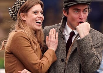 Princess Beatrice and Edoardo Mapelli Mozzi at Cheltenham races. When Edo married Beatrice in 2020, neither she nor her sister were strangers to scandalous headlines generated by their parents over many decades, writes Nadine Dorries