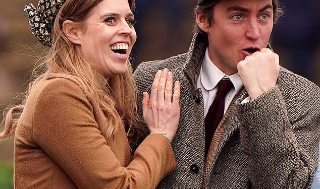 Princess Beatrice and Edoardo Mapelli Mozzi at Cheltenham races. When Edo married Beatrice in 2020, neither she nor her sister were strangers to scandalous headlines generated by their parents over many decades, writes Nadine Dorries