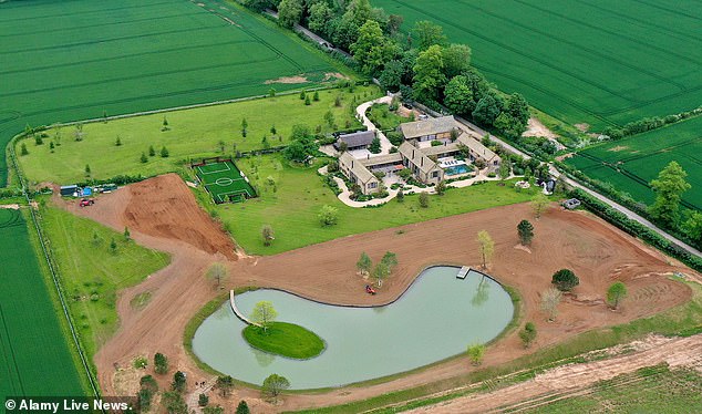 David and David Beckham's extraordinary Cotswolds estate where a man-made lake may soon have LED lights around it in a planning application that has upset locals