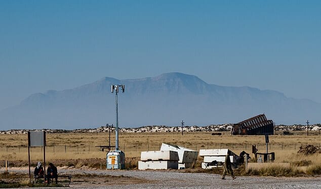 Holloman Air Force Base on November 4, 2021. Officials have confirmed there was a shooting at the New Mexico base on Tuesday that left one person dead and another injured