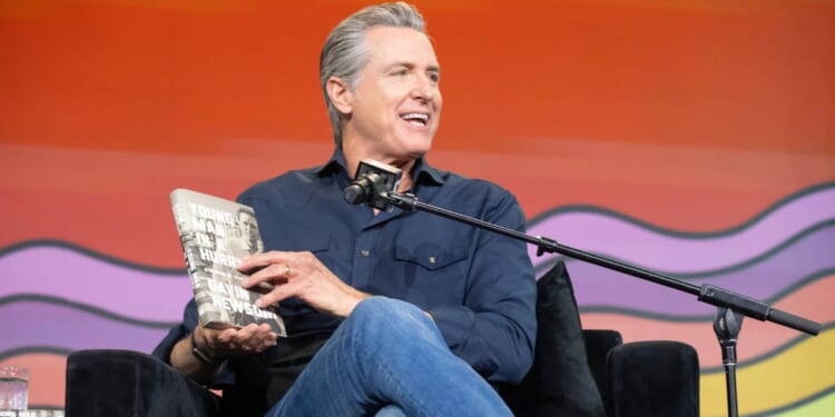 California Gov. Gavin Newsom speaks during "Networth And Chill With Guest Governor Gavin Newsom Featured Session" during the SXSW Conference & Festivals at Hilton Austin on March 15, 2026, in Austin, Texas.