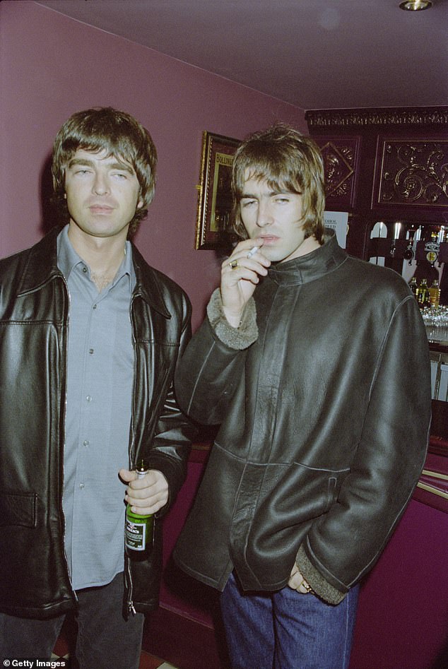 When presented with the award from Bobby Gillespie, lead singer of Primal Scream, Noel first thanked his brother Liam