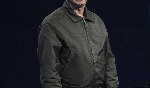 Noel Gallagher has reportedly split from his girlfriend Sally Mash after two years together (Pictured last month)