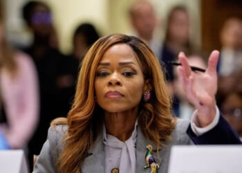 Rep. Sheila Cherfilus-McCormick appears for a hearing of the House Ethics Committee on Capitol Hill on March 26, 2026, in Washington, D.C.