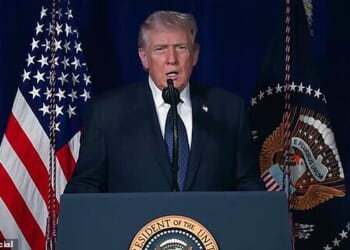 Donald Trump claimed on Sunday that the US military's offensive in Iran, codenamed Operation Epic Fury, was 'ahead of schedule and moving along very well'