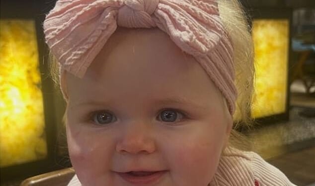 Nine-month-old Nala-Rose Fletcher is in intensive care at Evelina London Children's Hospital