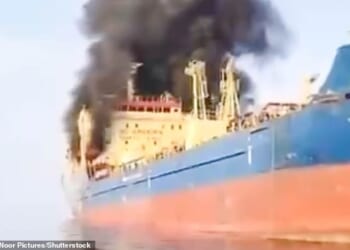 The Starlight burns after reported drone attack by Iran amid reprisals for Khamenei's death