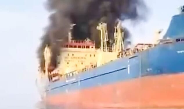 The Starlight burns after reported drone attack by Iran amid reprisals for Khamenei's death