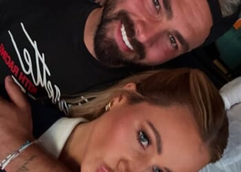 Olivia Attwood and Bradley Dack's split was reportedly caused by 'his infidelity as he rekindles a romance with his ex-girlfriend' (pictured Olivia and Bradley)