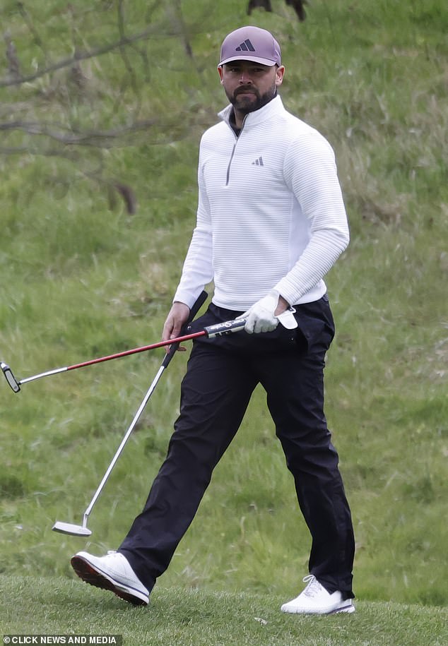 The Loose Women star, 34, and footballer, 31, who separated in January after nearly three years of marriage, were seen for the first time since she branded his proposal 'vomit inducing'.