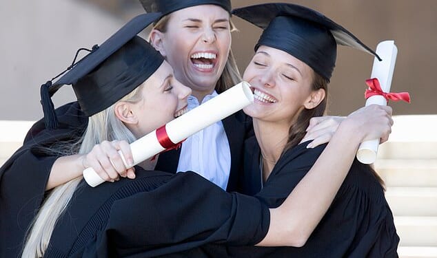 One in ten university starters do not have a single A-level, with numbers more than doubling in a decade according to new figures (file picture)