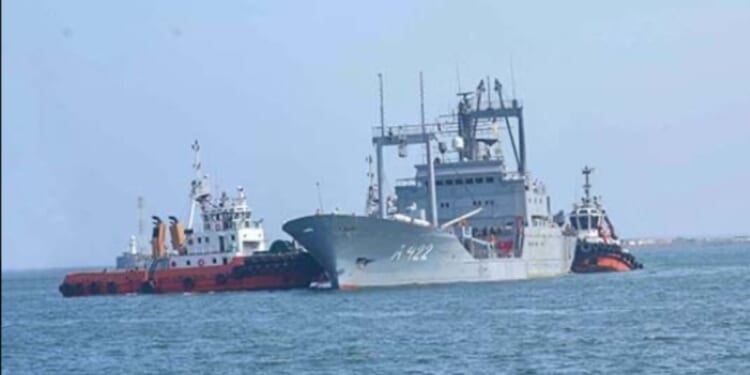The IRIS Bushehr was escorted to Sri Lanka's Port of Colombo.