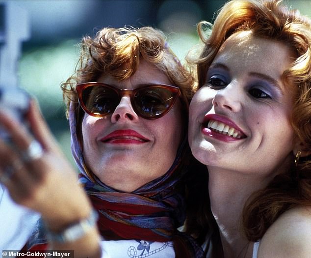 Davis later skyrocketed to fame in Thelma & Louise (1991), where she starred alongside Susan Sarandon, creating one of Hollywood's most memorable female duos