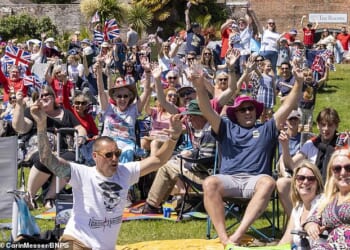 BCP Council in Dorset said it could not organise its own official event for the annual commemoration on June 27 because it needs to protect essential services (Pictured: A previous Armed Forces Day event in Poole)