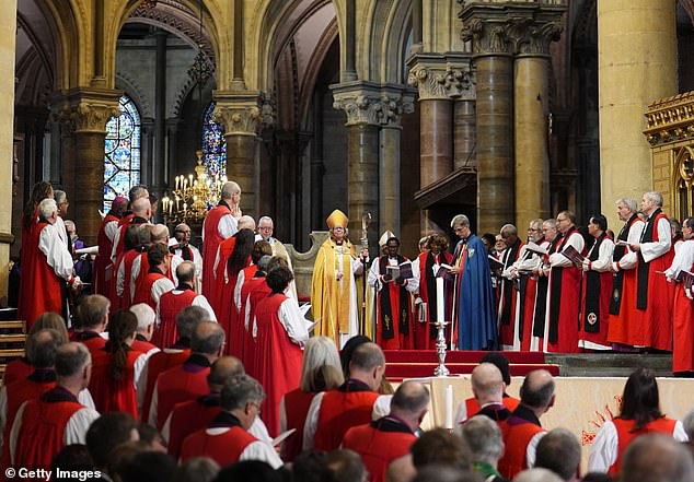 The ceremony at Canterbury Cathedral saw her become the first woman to hold the title