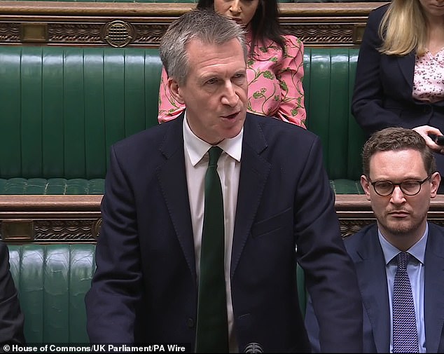 Speaking in the Commons after the arrests, Security Minister Dan Jarvis confirmed the arrests related to 'foreign interference targeting UK democracy'