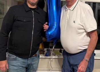 Graham Sisson (right), from Chapel-en-le-Frith, Derbyshire, donated the organ to Ian Tonks (left), 49, of nearby Buxton, in October 2024