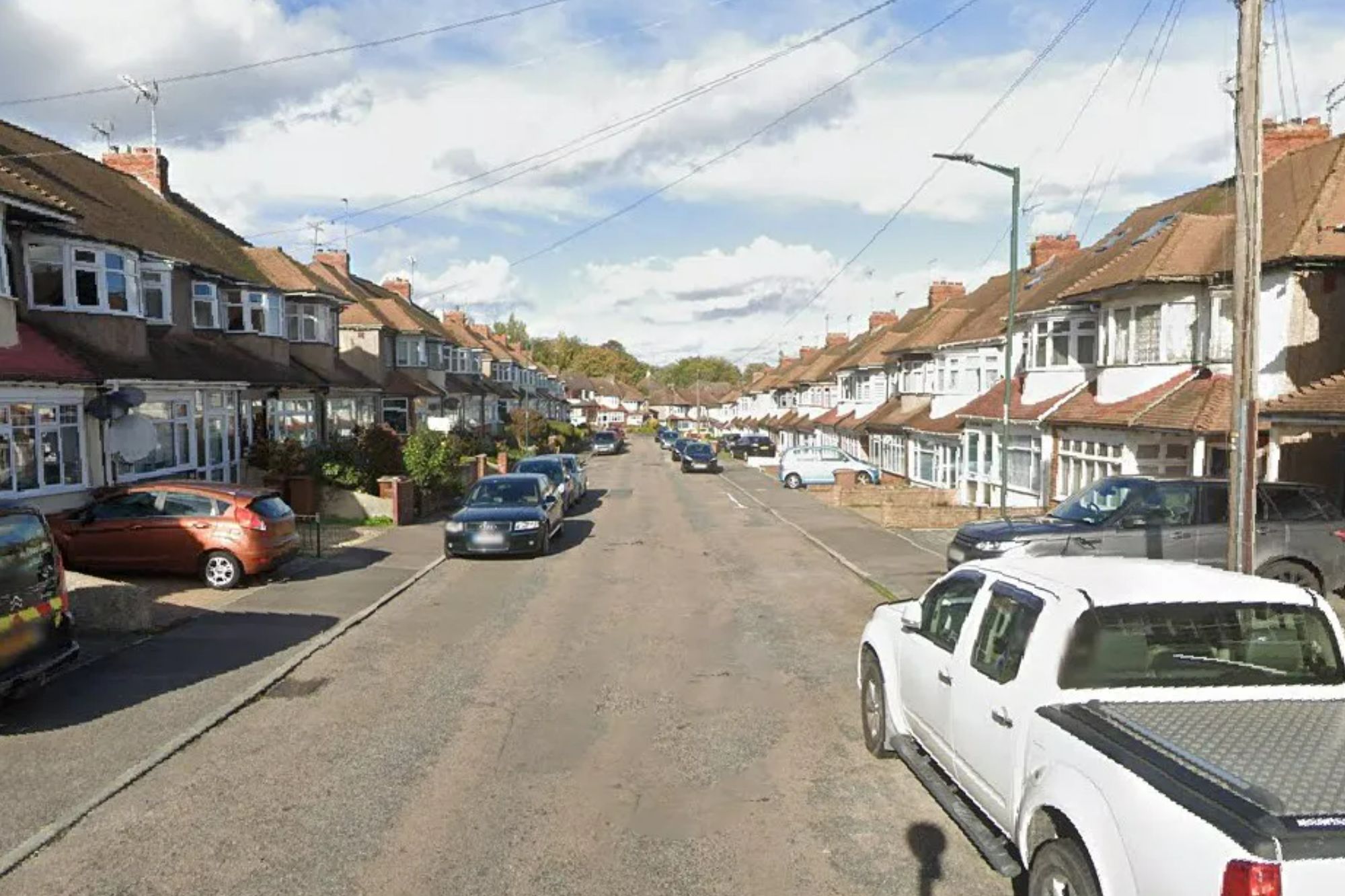 An image collage containing 1 images, Image 1 shows Street view of "The Chase Chatham" in Chatham, England