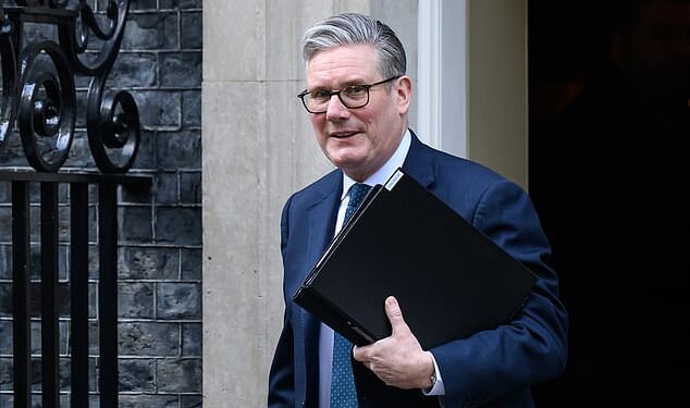 The Pentagon vented its fury at Keir Starmer (pictured leaving 10 Downing Street) on Monday for his ¿pearl-clutching¿ over the US attacks on Iran